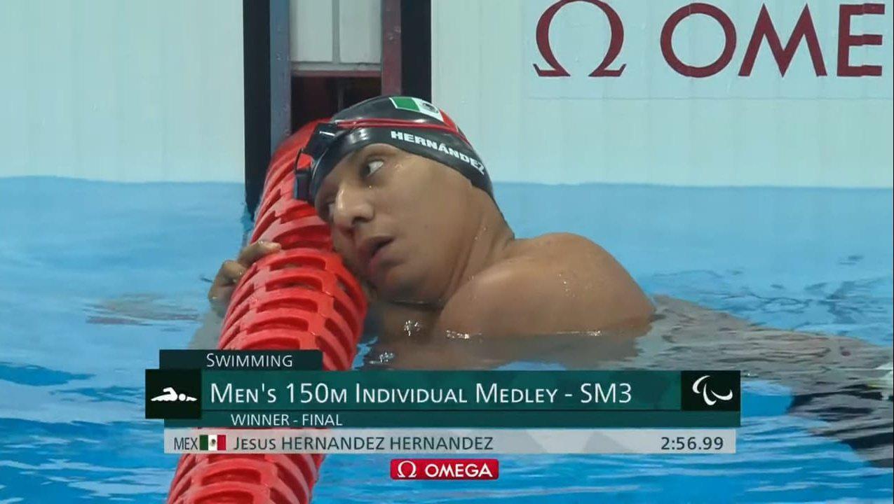$!Jesús Hernández domina la alberca paralímpica y gana segundo oro para México