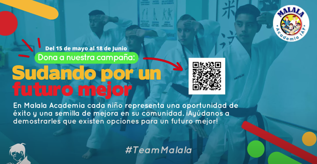 $!Invita Malala Academia a sumarse a su programa ‘Sudando por un futuro mejor’
