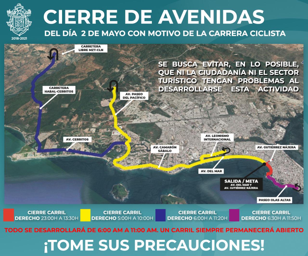 $!Mazatlán recibirá este domingo a ciclistas de todo el mundo