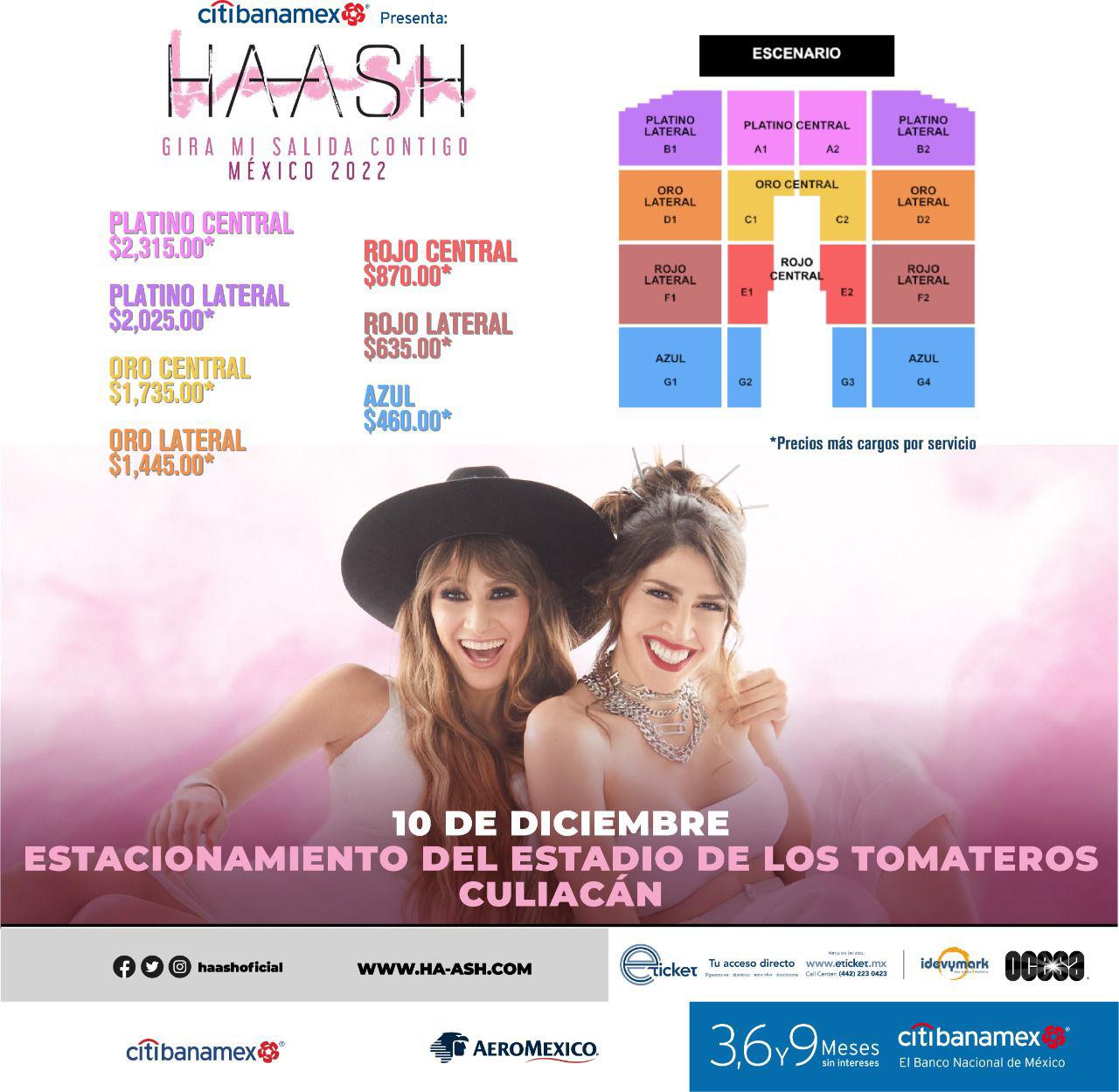 $!Cantará Ha*Ash en Culiacán con su Tour ‘Mi salida contigo’