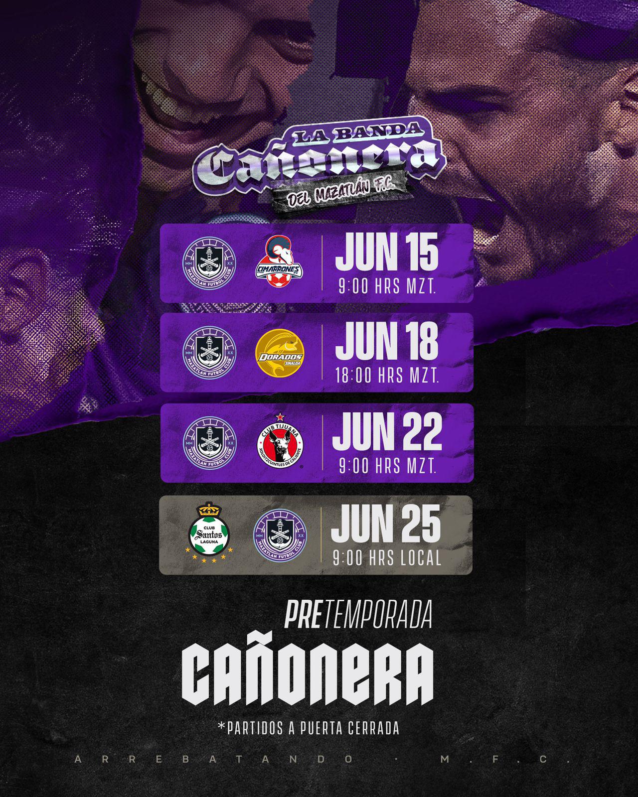 $!Mazatlán FC sostendrá cuatro partidos de pretemporada de cara al Apertura 2022