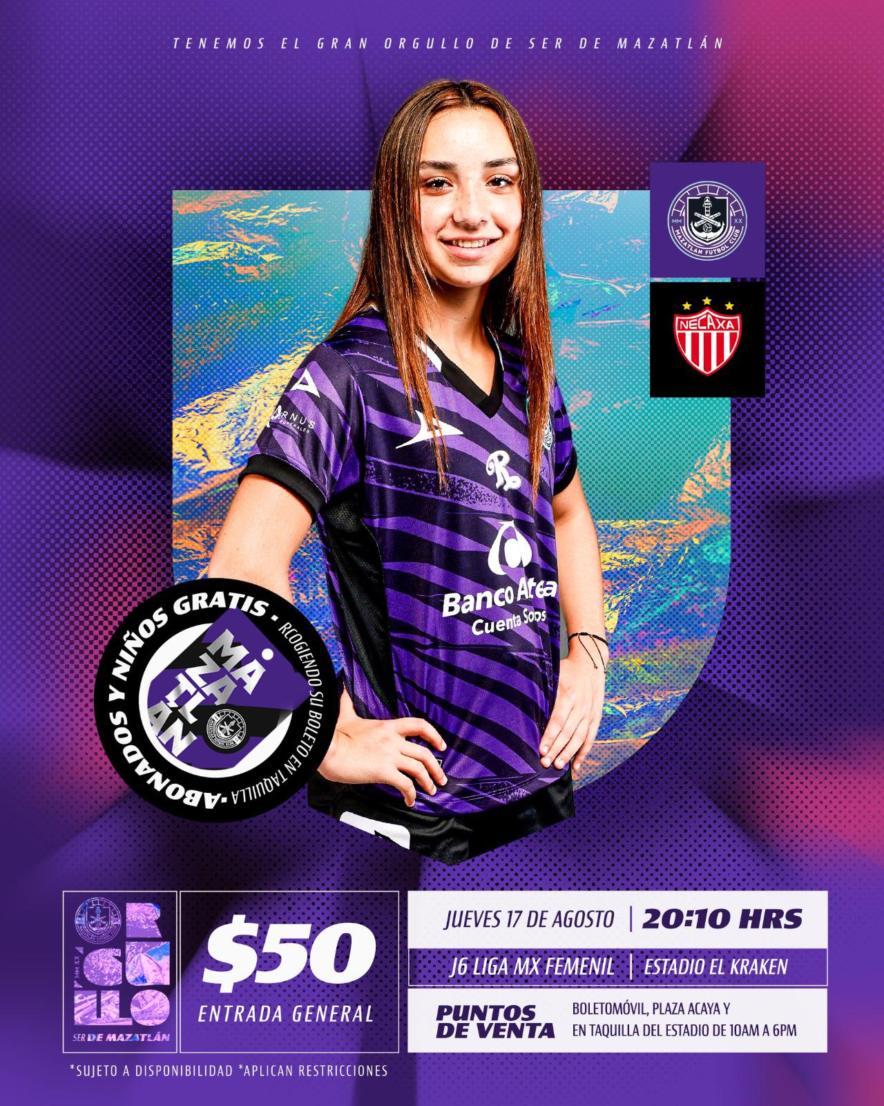 $!Niños y Abonados podrán entrar gratis para el próximo juego de Mazatlán FC Femenil