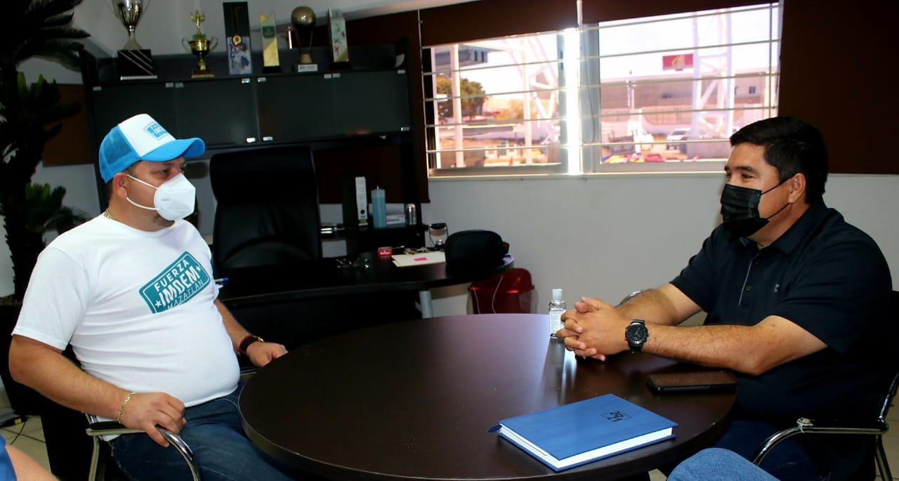 $!Nuevos titulares del Imdem e Isde sostienen reunión de trabajo en Mazatlán