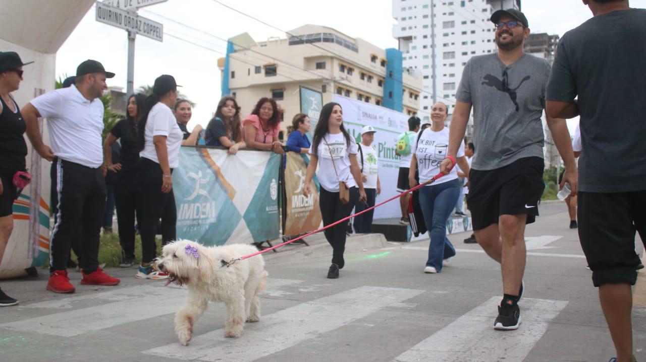 $!Aranza Silva y Pedro Castillo ganan en Mazatlán la Carrera Cobaes Píntate de Verde