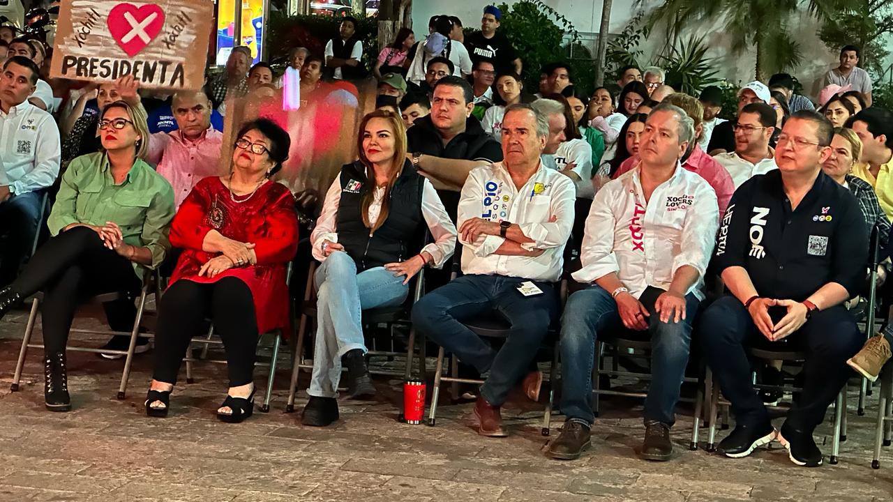 $!Asegura oposición triunfo en el primer debate presidencial; destacan propuestas