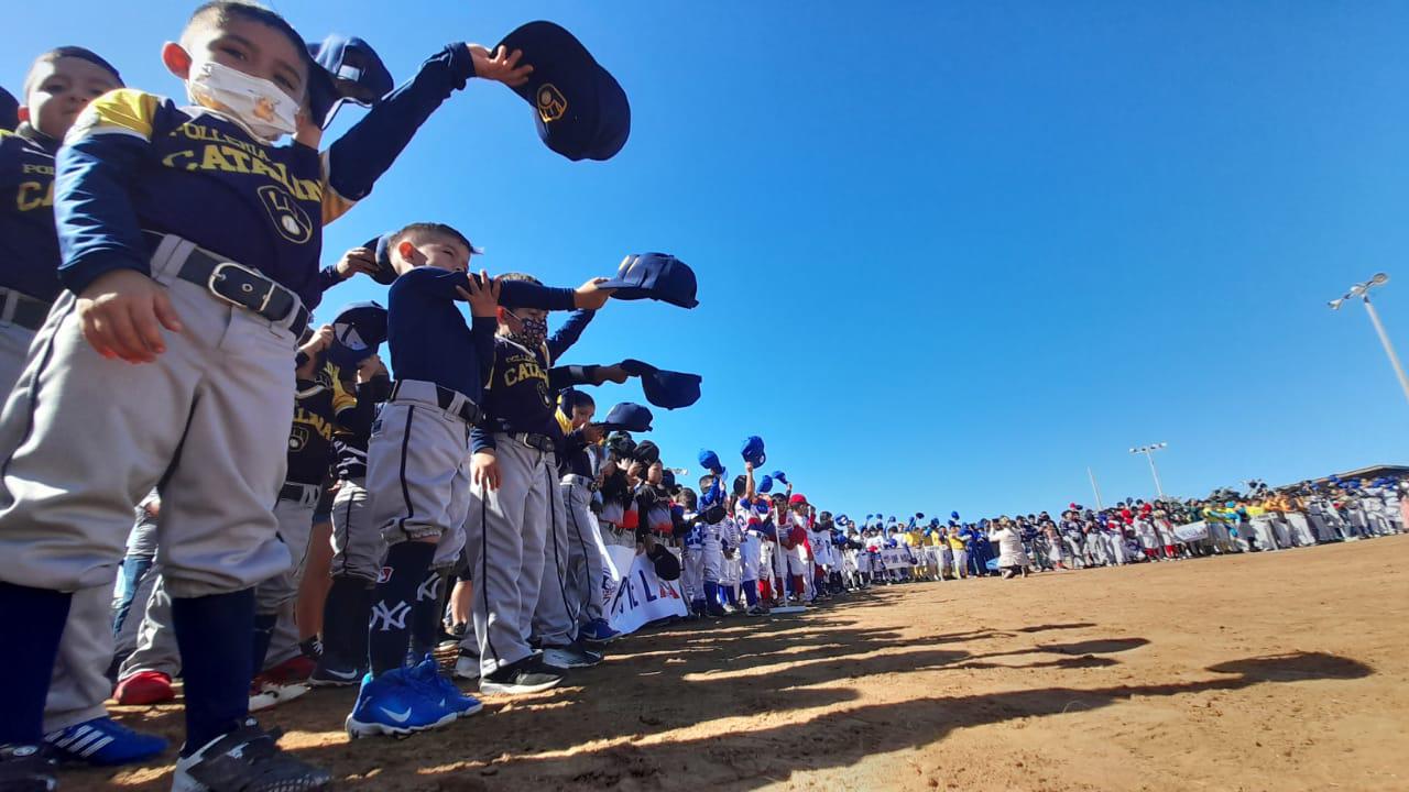 $!Inauguran la edición 42 de la Liga de Beisbol Infantil y Juvenil Quintero Castañeda