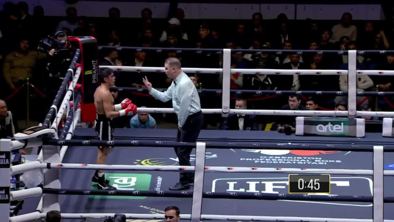 $!Mazatleco Pedro Guevara se queda corto en pelea de título interino ante guamuchilense Cuadras