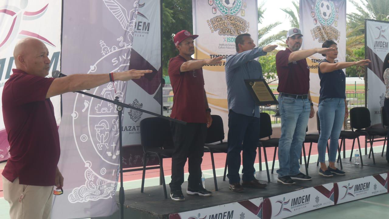 $!Inauguran primera edición Liga Regional de Desarrollo Juvenil