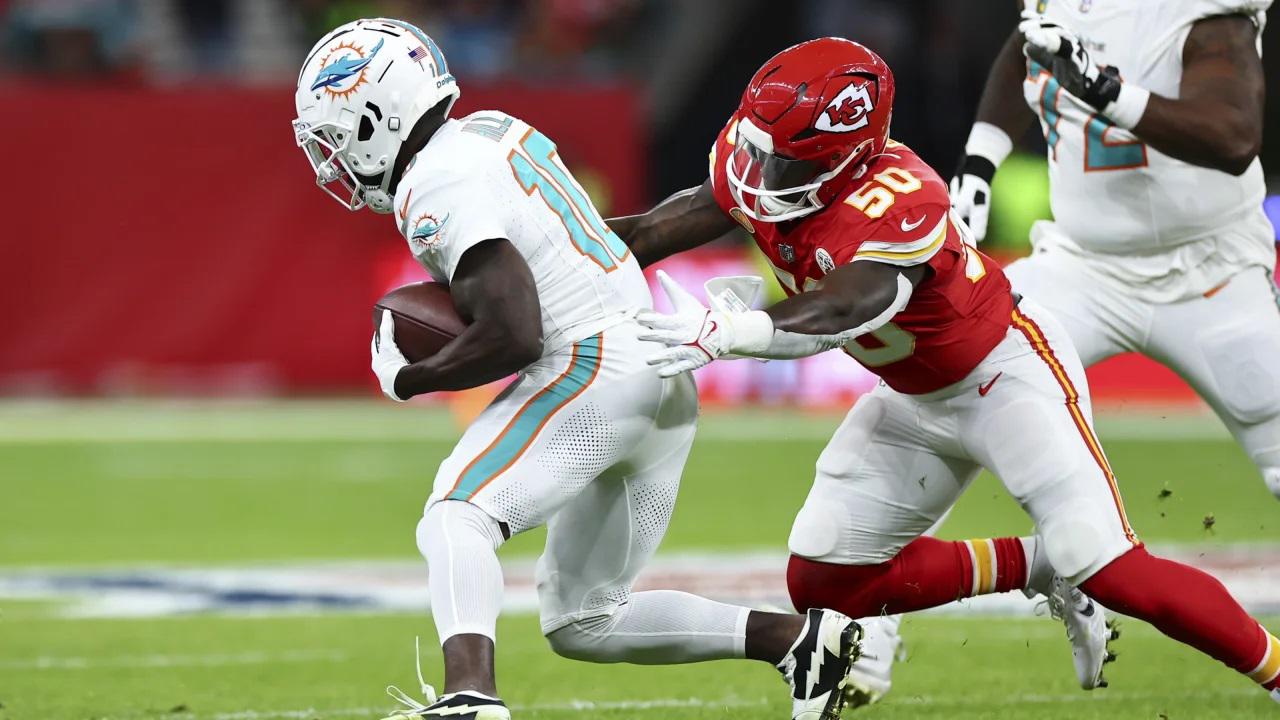 $!Mahomes guía a Chiefs a vencer a Dolphins en Alemania