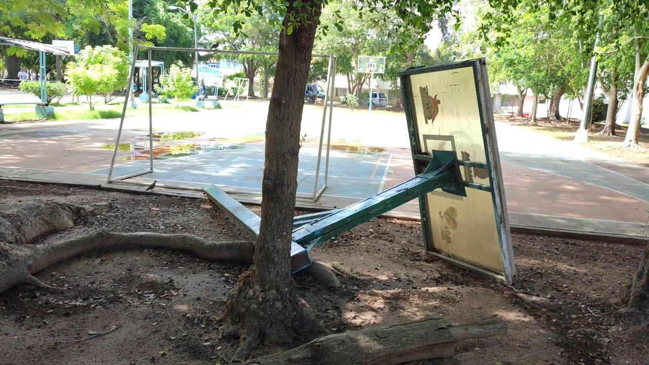 $!Atenderá Imdem rehabilitación de cancha de baloncesto del Sábalo Country
