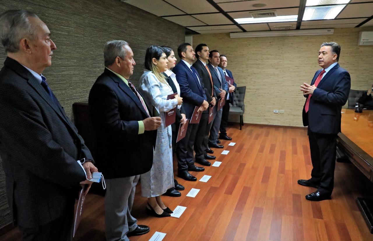 $!Rinden protesta nuevos funcionarios en la Secretaría General de Gobierno