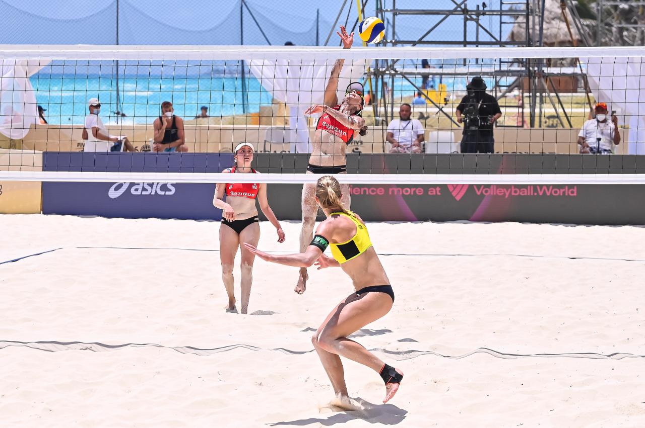 $!Revuelta y Orellana se reportan listas para Tour Mundial de Voleibol de Playa en Cancún