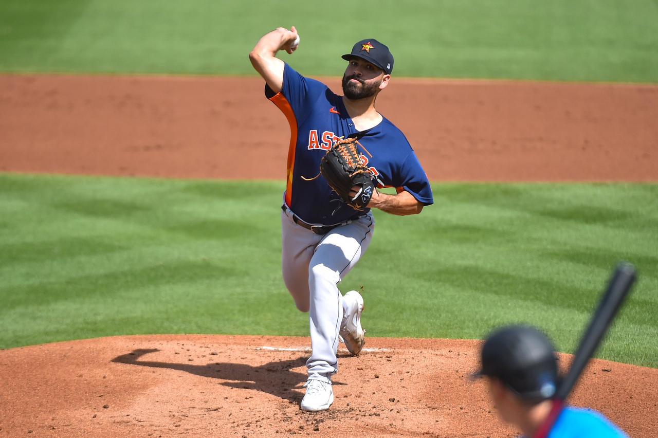 $!José Urquidy lanzó en par de ocasiones para los Astros de Houston en la pasada semana.