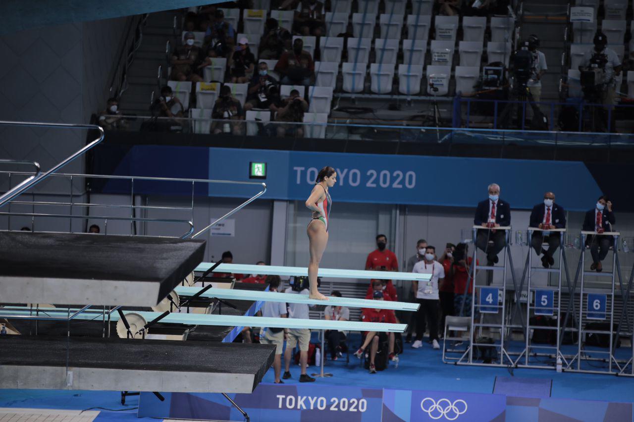 $!Aranza Vázquez concluye final de trampolín de 3 metros en sexto lugar