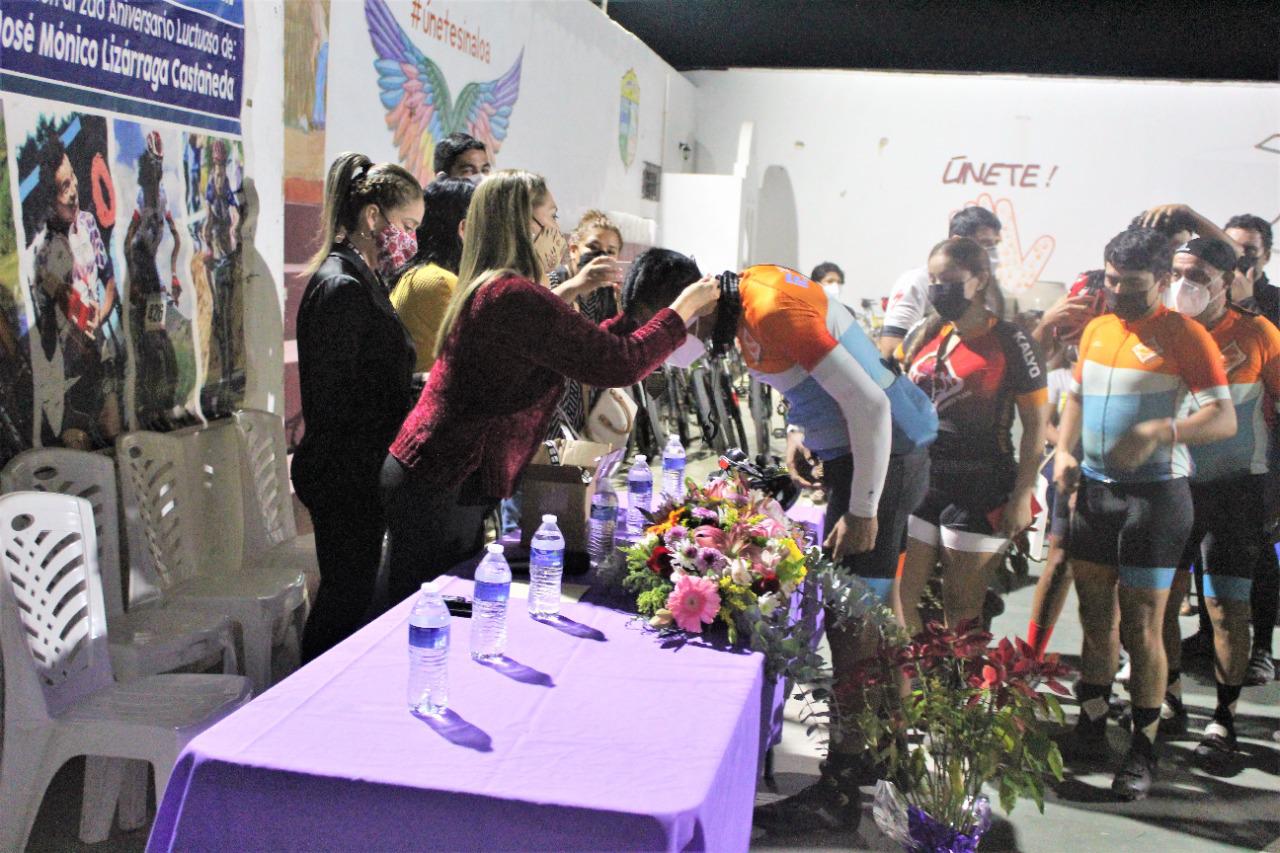 $!Mónico Lizárraga: Ciclistas sinaloenses le rinden tributo con exitosa Ruta del Mono