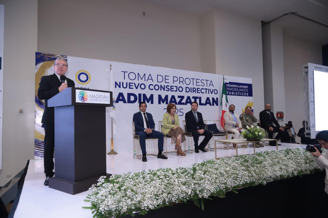 $!ADIM llama a sumar esfuerzos gobierno y sector privado para impulsar a Mazatlán
