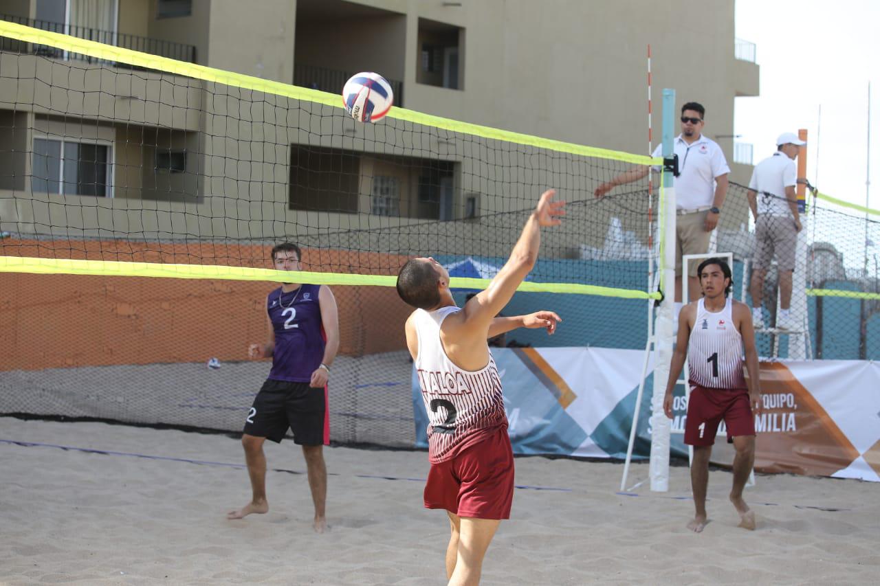$!Sinaloa inicia con el pie derecho en el Macro Regional de Voleibol de Playa
