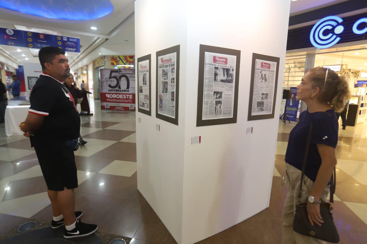 $!Presenta Datemex su historia veraz y oportuna con la exposición ‘50 años en portadas’