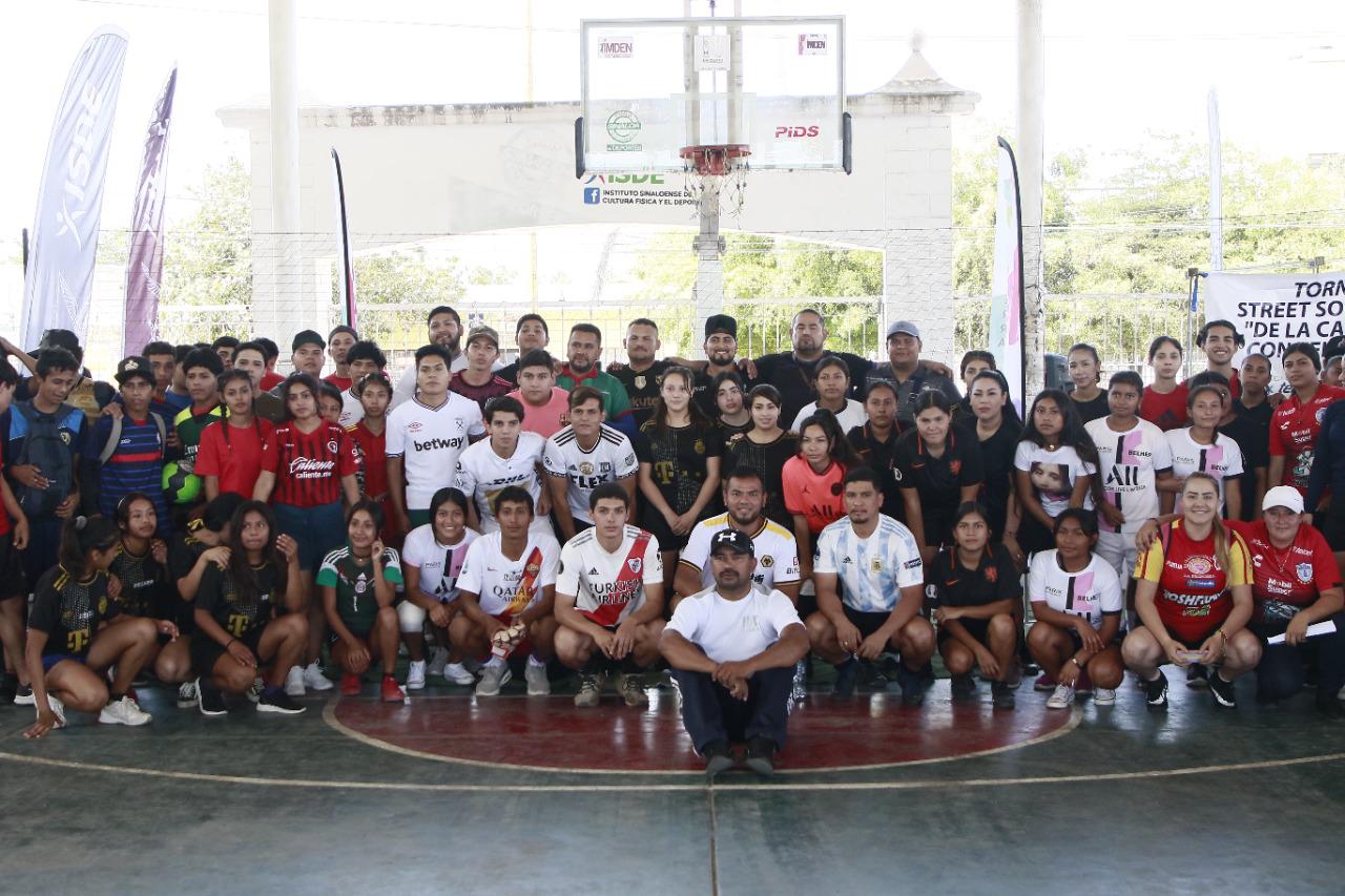 $!Inauguran en Navolato el torneo estatal De la Calle a la Cancha de Fundación Telmex