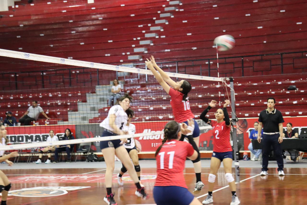 $!Águilas UAS de voleibol de sala varonil avanzan a cuartos de la Universiada Nacional como líder