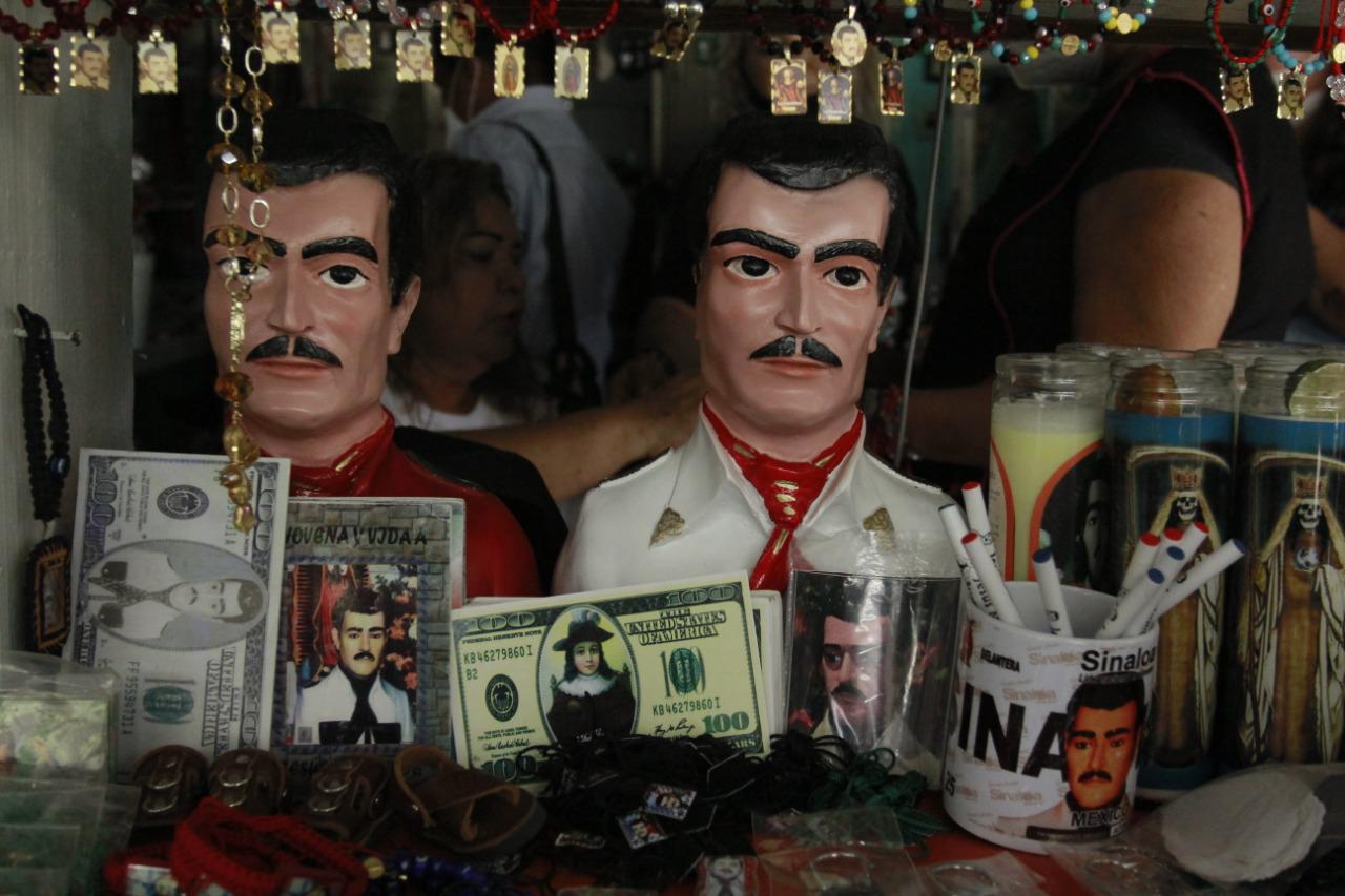$!Culiacán recuerda a Jesús Malverde en su 112 aniversario luctuoso