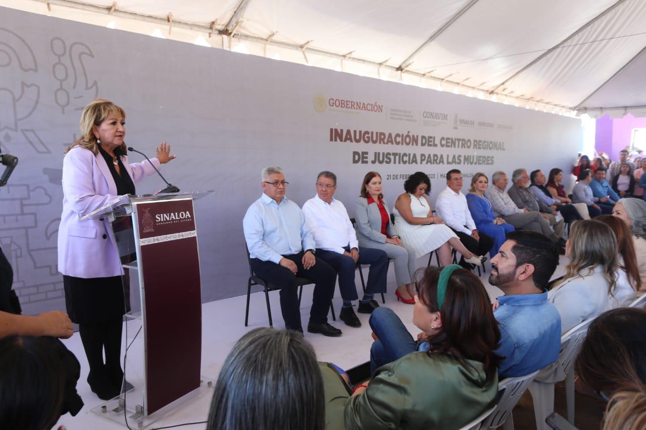 $!Inauguran Centro Regional de Justicia para Mujeres en Mazatlán