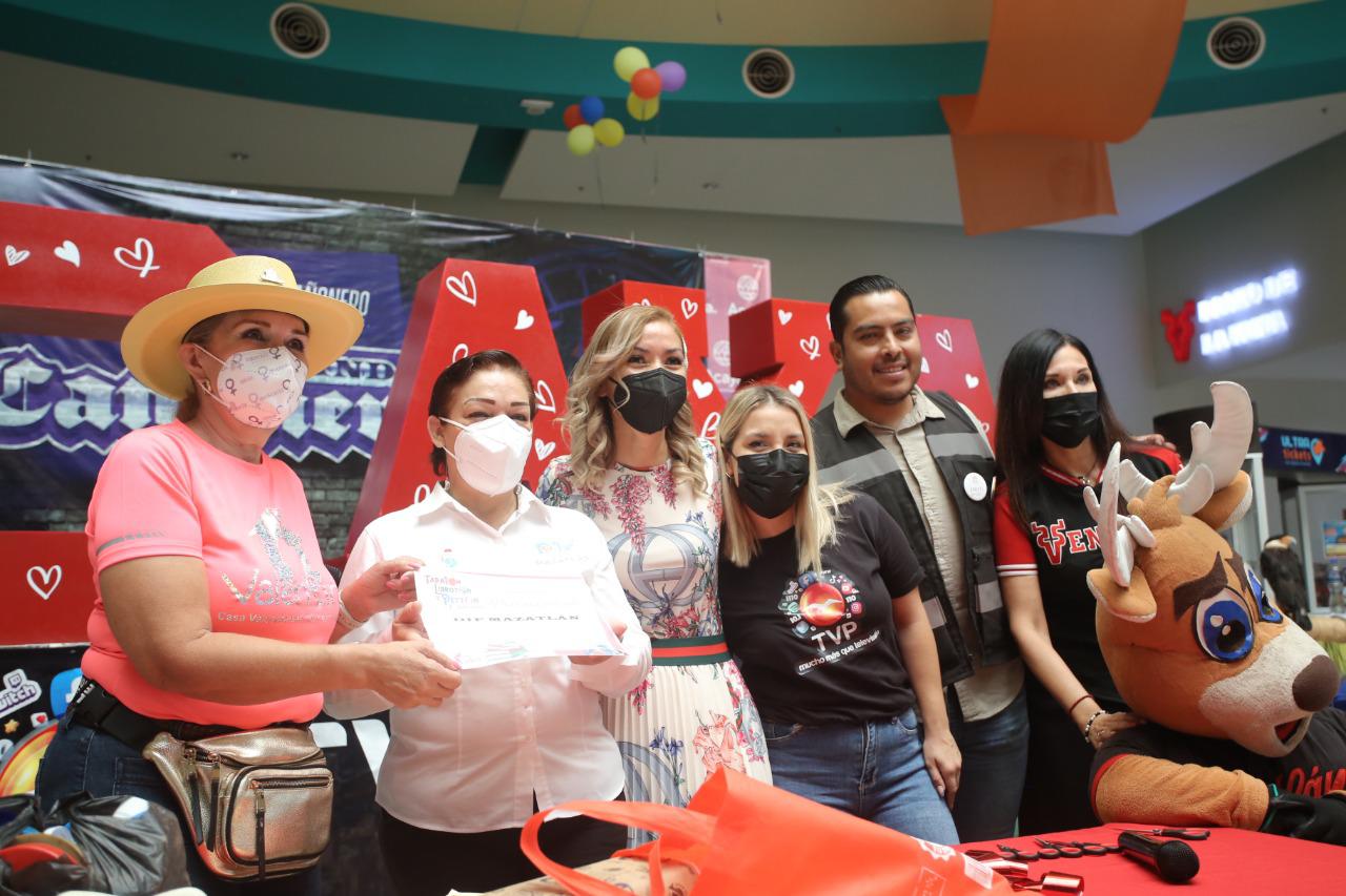 $!Reúnen con éxito más de 10 toneladas en el Tapatón y Libretón 2022, en Mazatlán
