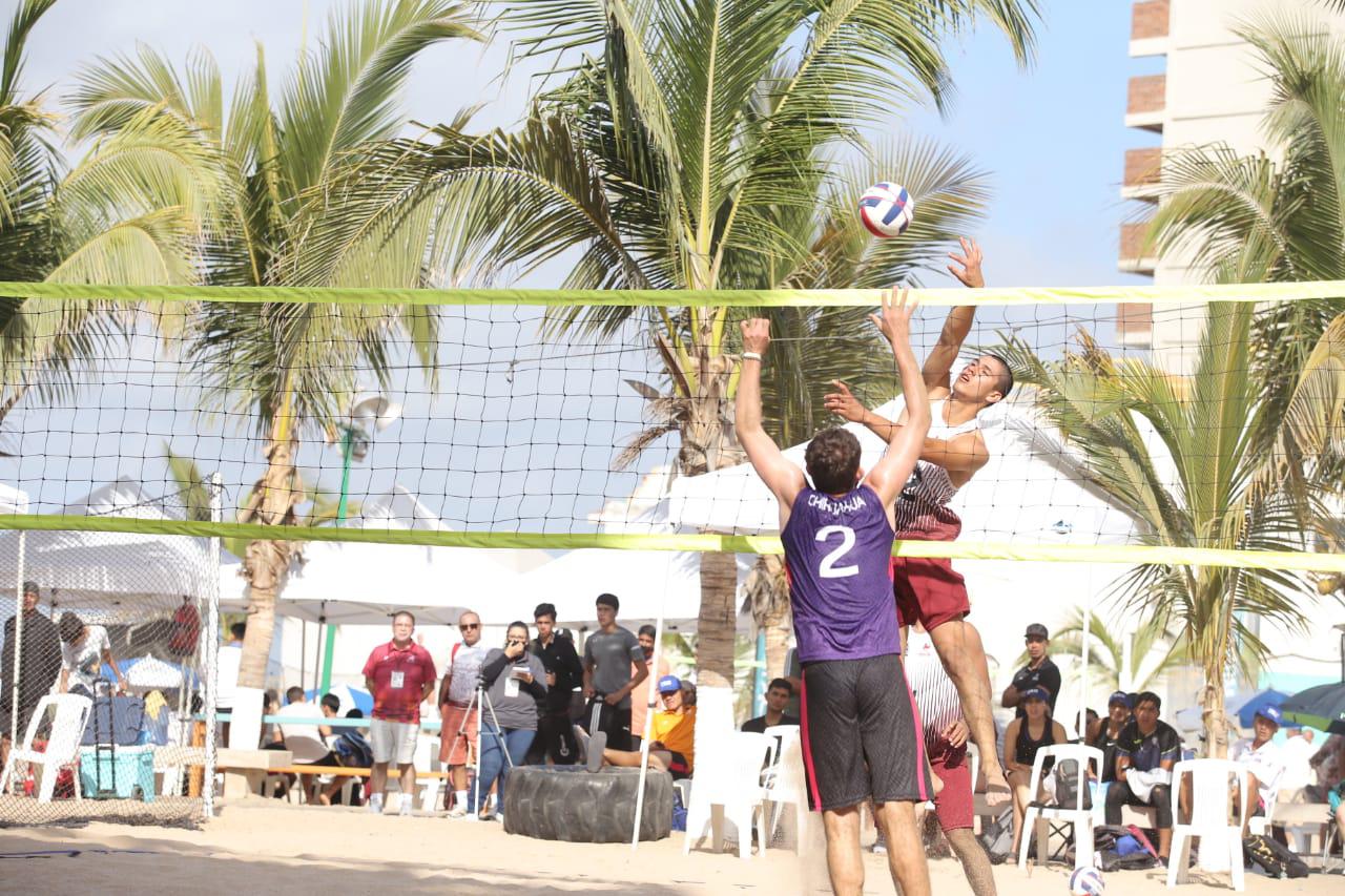 $!Sinaloa inicia con el pie derecho en el Macro Regional de Voleibol de Playa