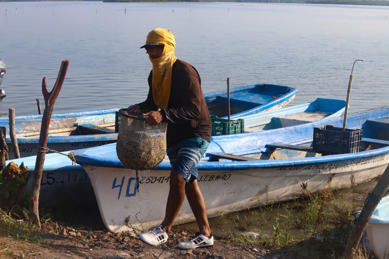 $!Reportan poca captura en el primer día de pesca del camarón