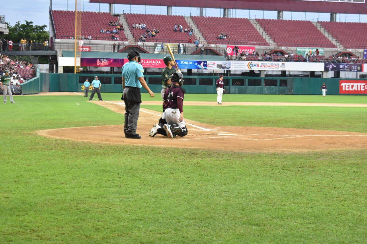 $!Cañeros le repite la dosis a Tomateros de Culiacán en el Cuadrangular del Bienestar