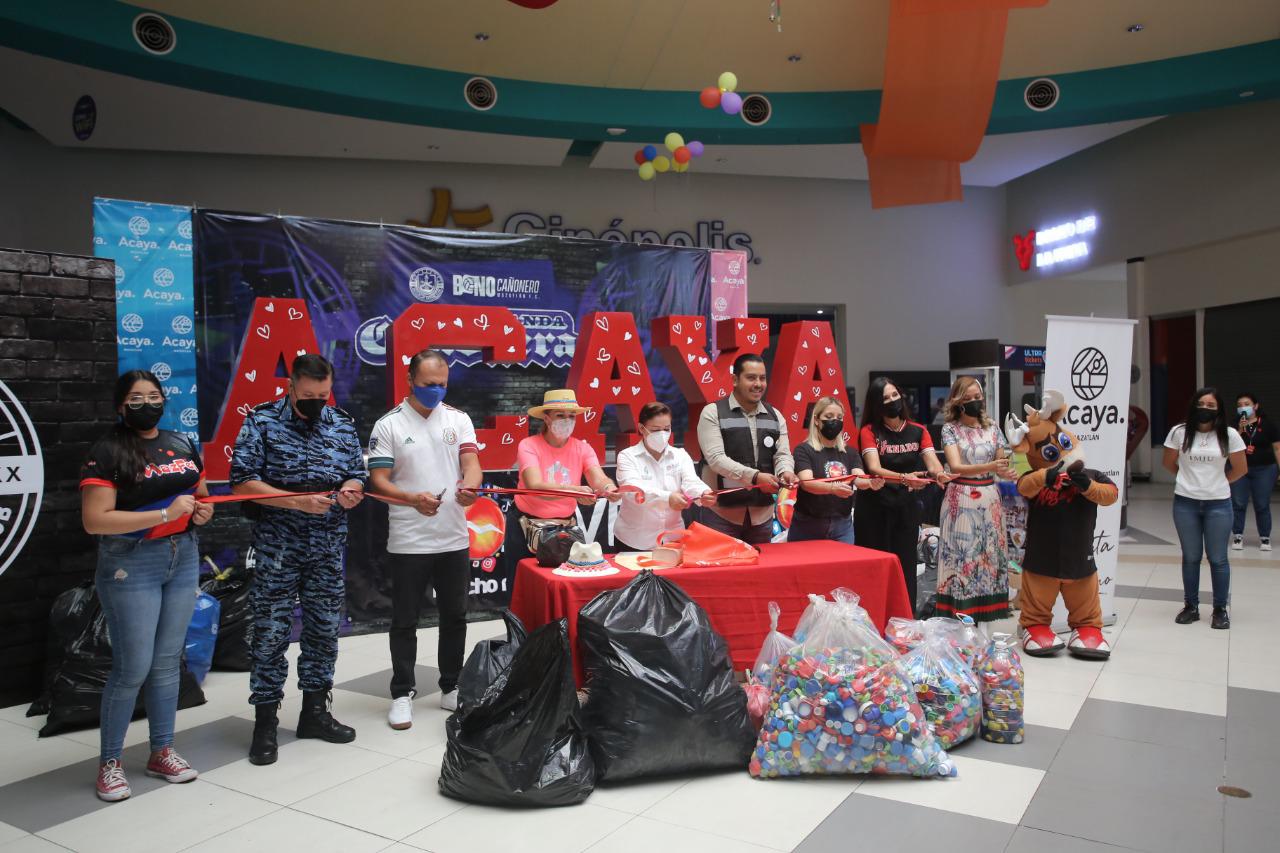 $!Reúnen con éxito más de 10 toneladas en el Tapatón y Libretón 2022, en Mazatlán