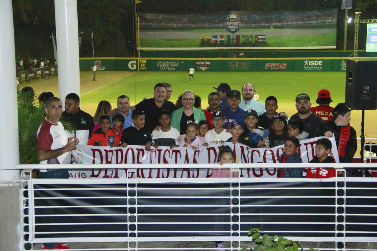 $!Inauguran en Sinaloa Campeonato Panamericano de Beisbol U10