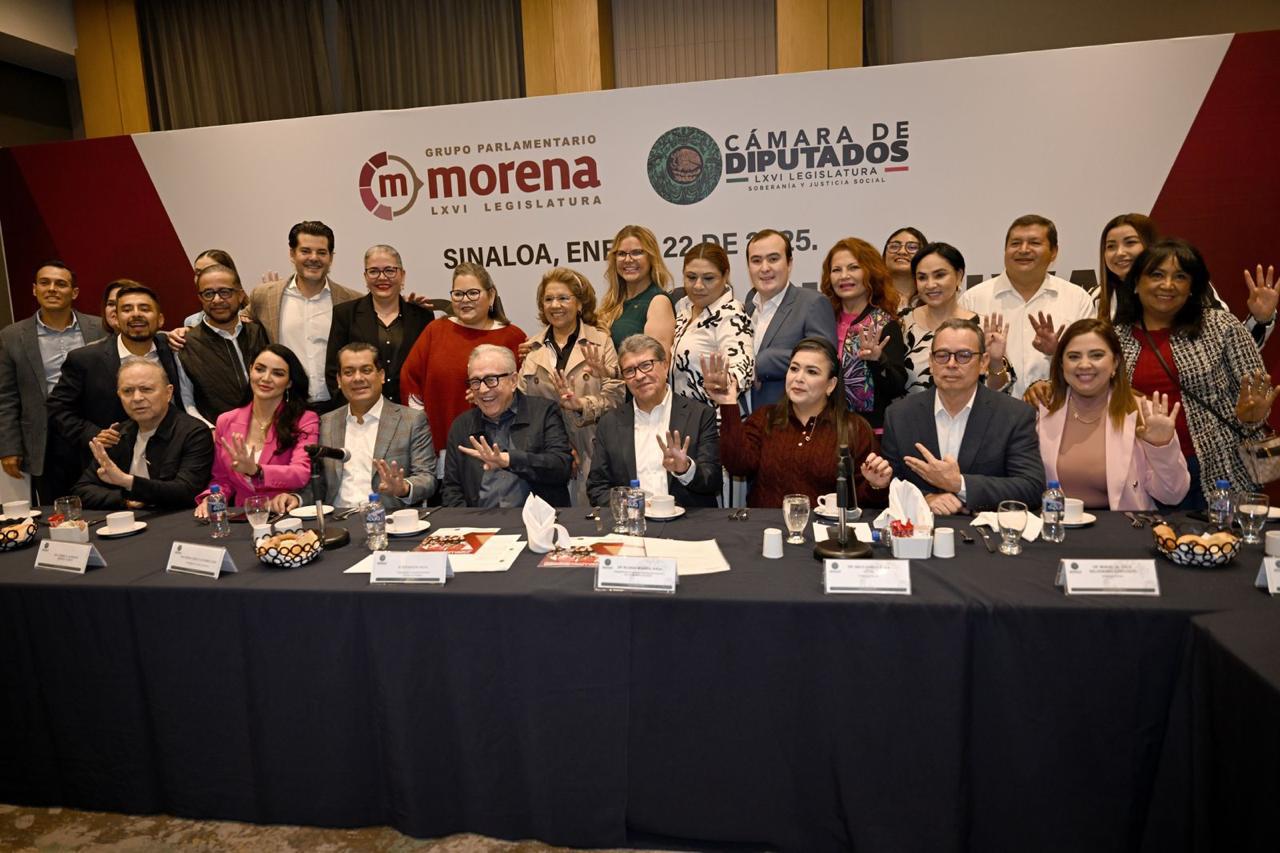 $!Diputados federales de Morena reiteran su respaldo al Gobernador Rocha