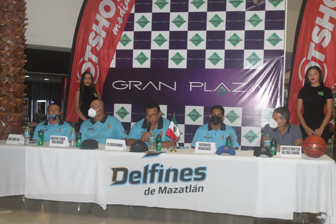 $!Delfines de Mazatlán presenta su nueva ‘piel’ de cara al arranque del Cibapac