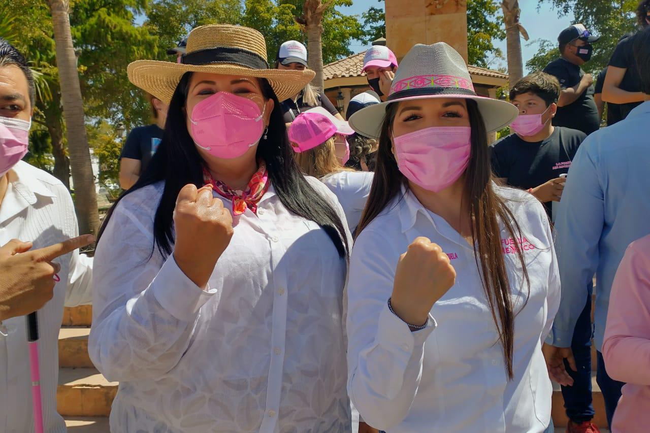 $!Ahome ya merece elegir a una Presidenta Municipal, dice Angelina Valenzuela