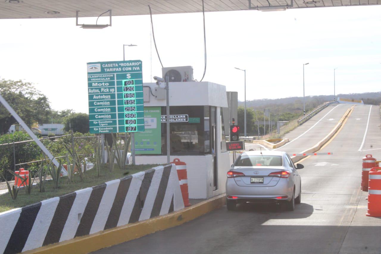 $!Incremento de tarifas toma por sorpresa a usuarios de caseta de Rosario