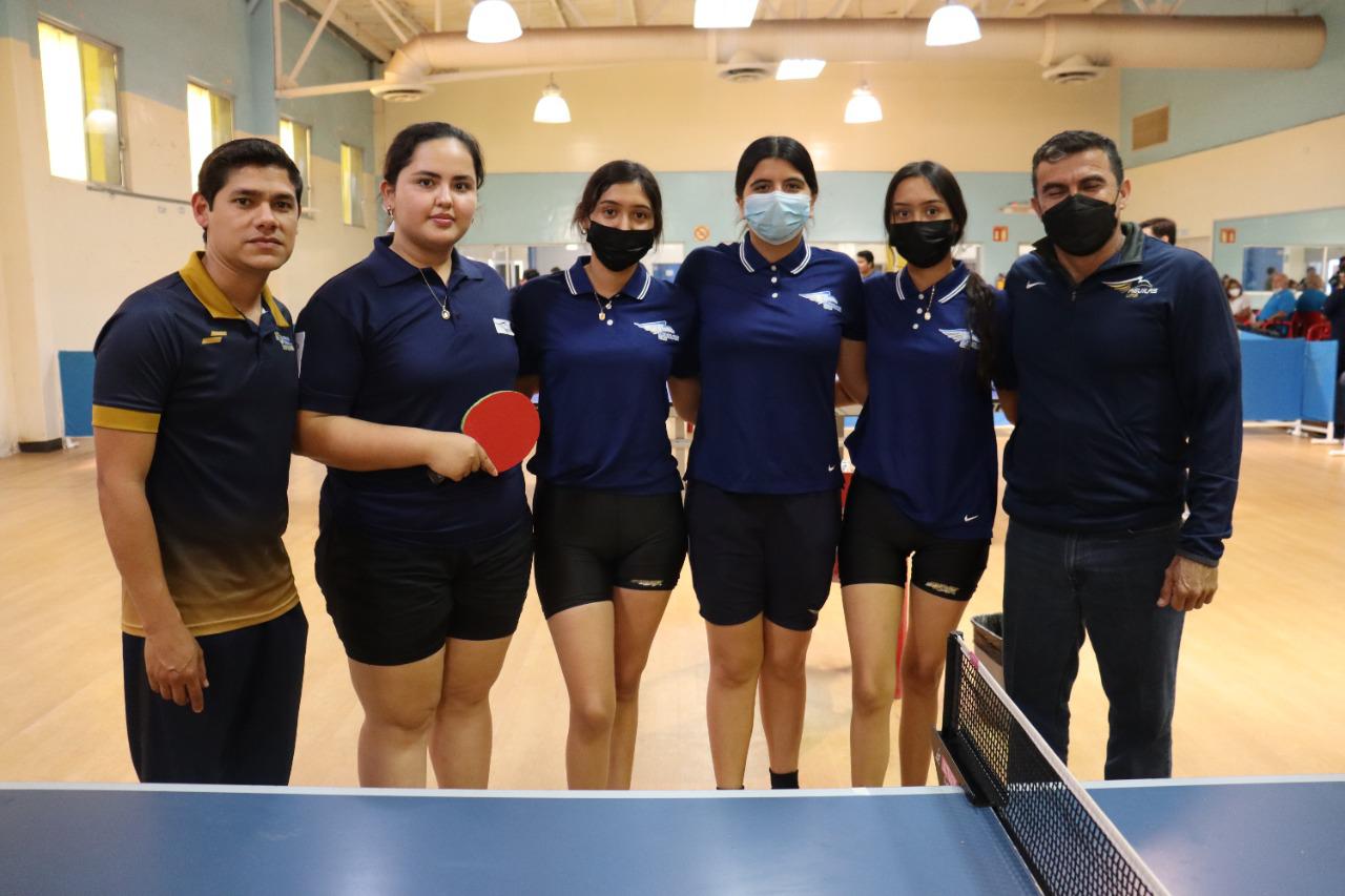 $!Águilas UAS clasifica a su equipo femenil de tenis de mesa a la Universiada Nacional