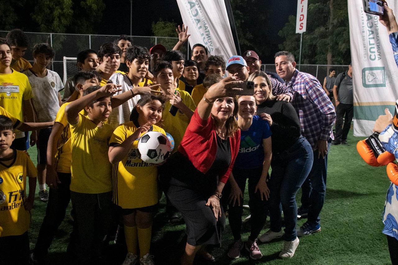 $!Recibe Culiacán espacios deportivos rehabilitados por el PIDS