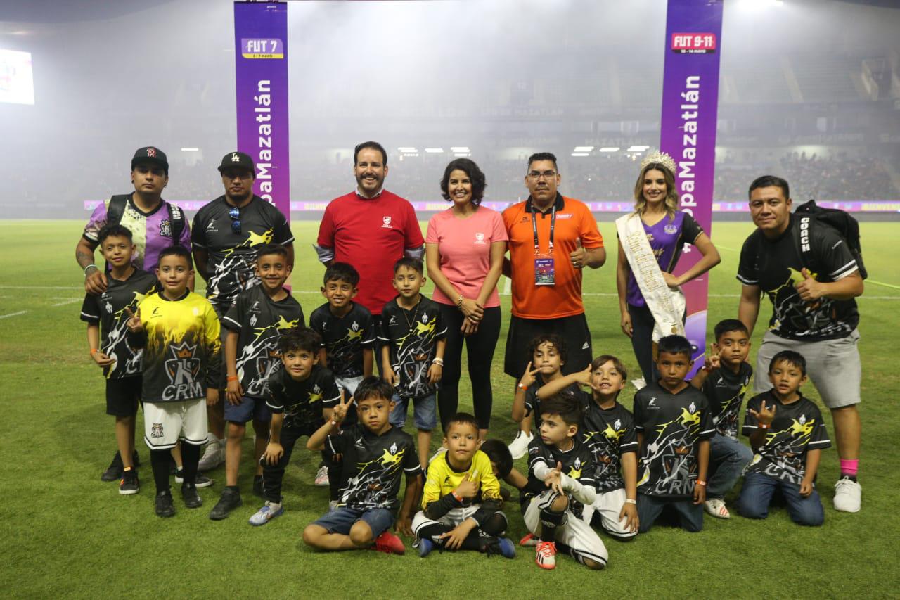 $!Colorido inicio de la Copa Mazatlán de Futbol 7