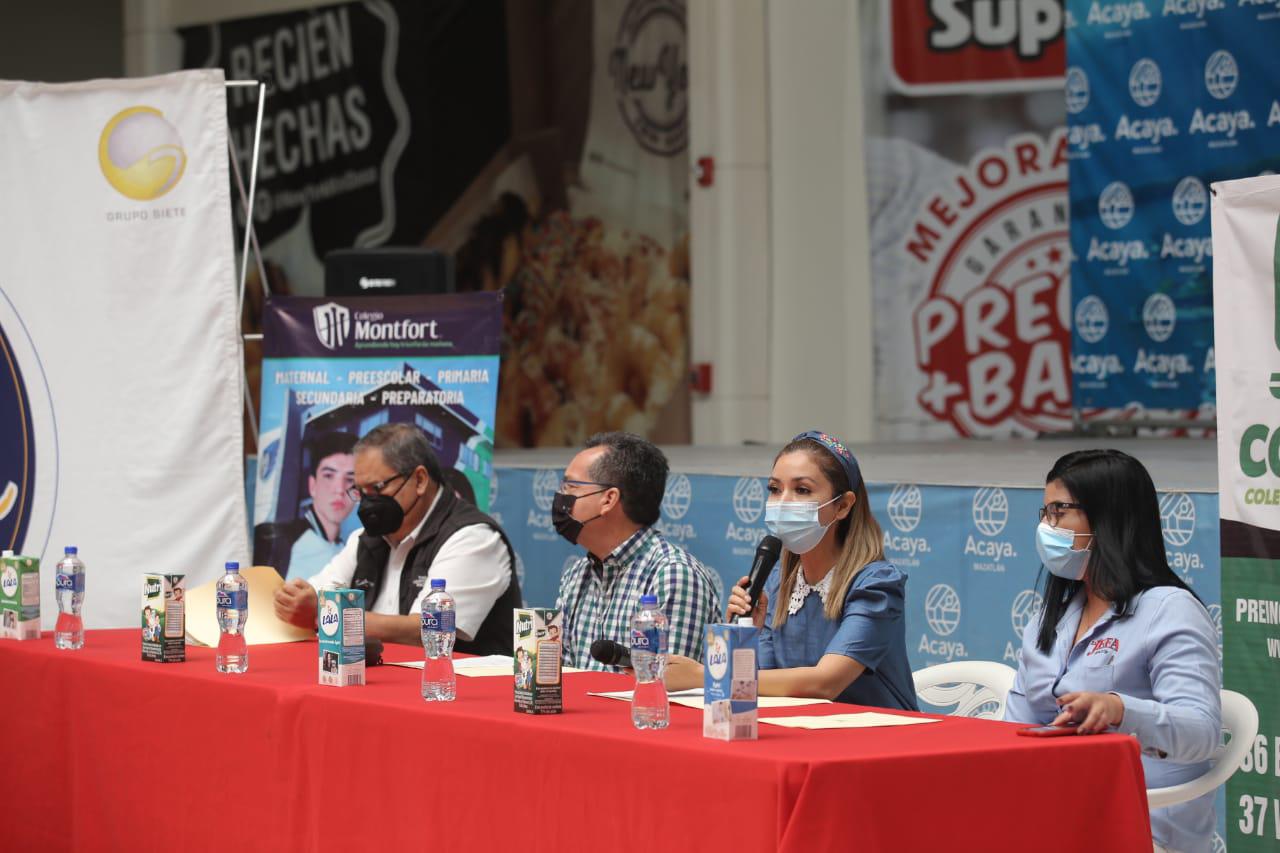 $!Banco de Alimentos de Mazatlán pone en marcha la campaña ‘Pinta Sonrisas con Bigote de leche’