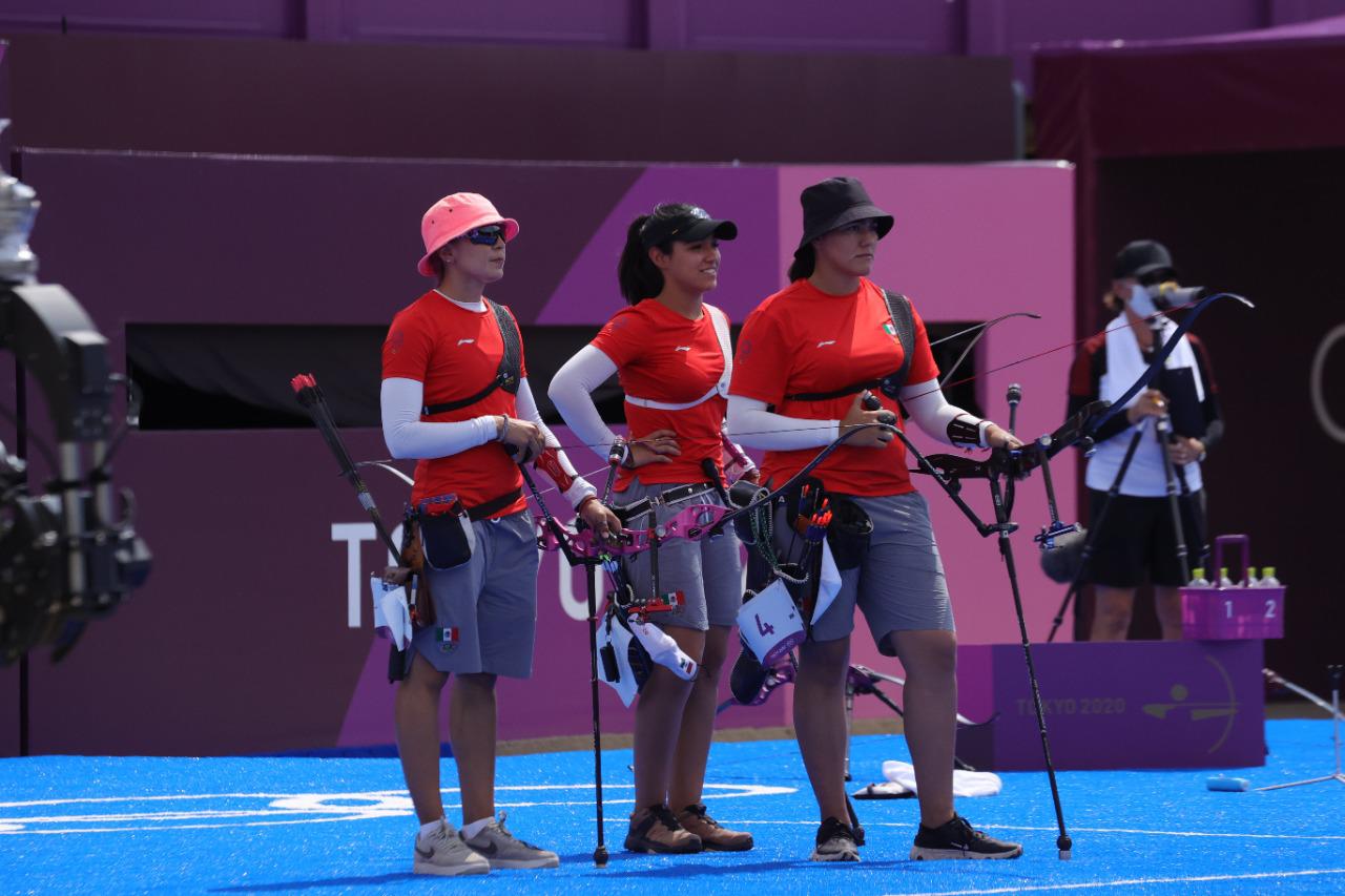 $!Equipo mexicano de tiro con arco femenil se despide de Tokio 2020 en cuartos de final