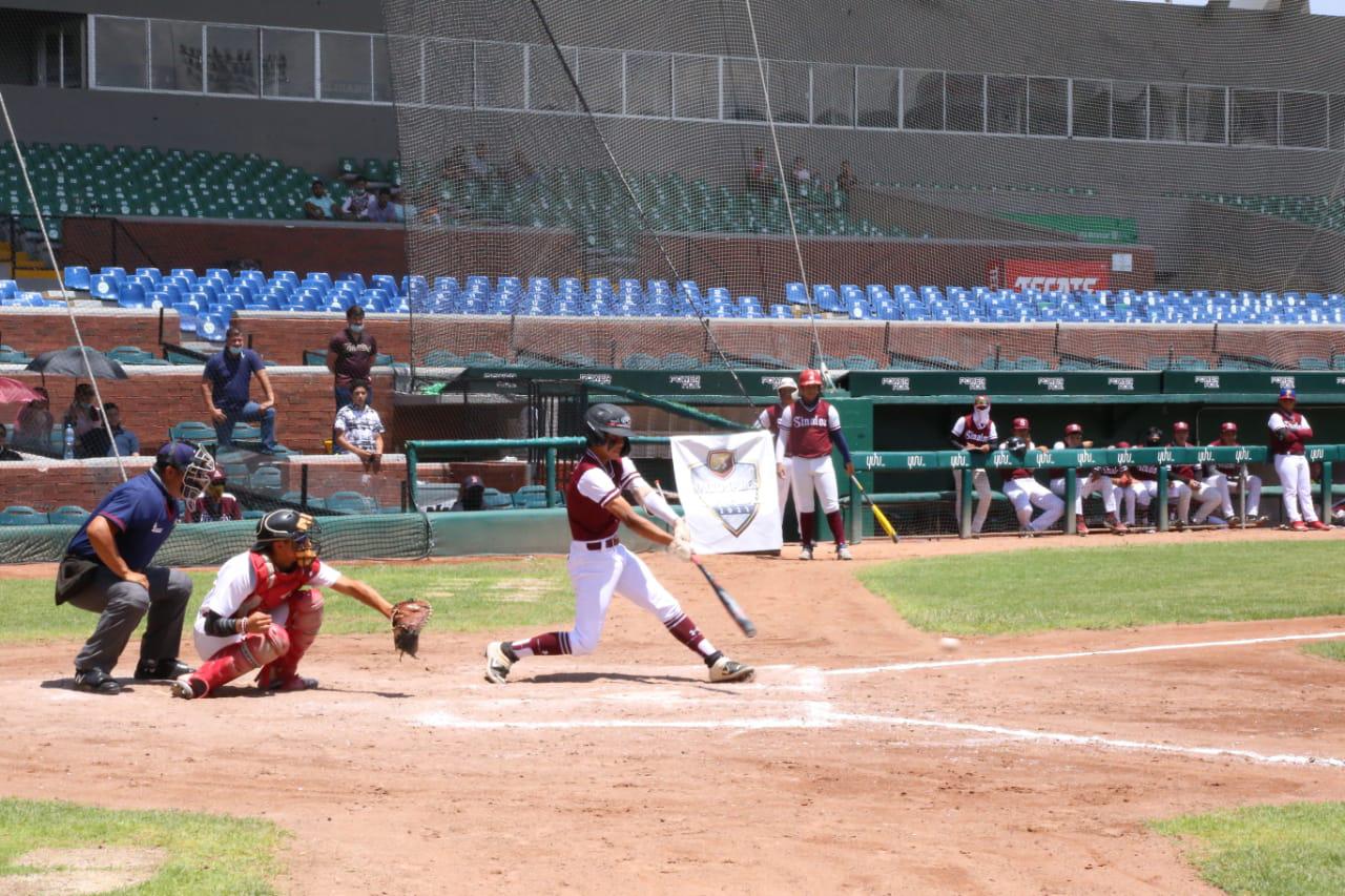 $!Mazatleco Juan Pablo Tirado guía a Sinaloa a la final del Nacional de Beisbol Junior