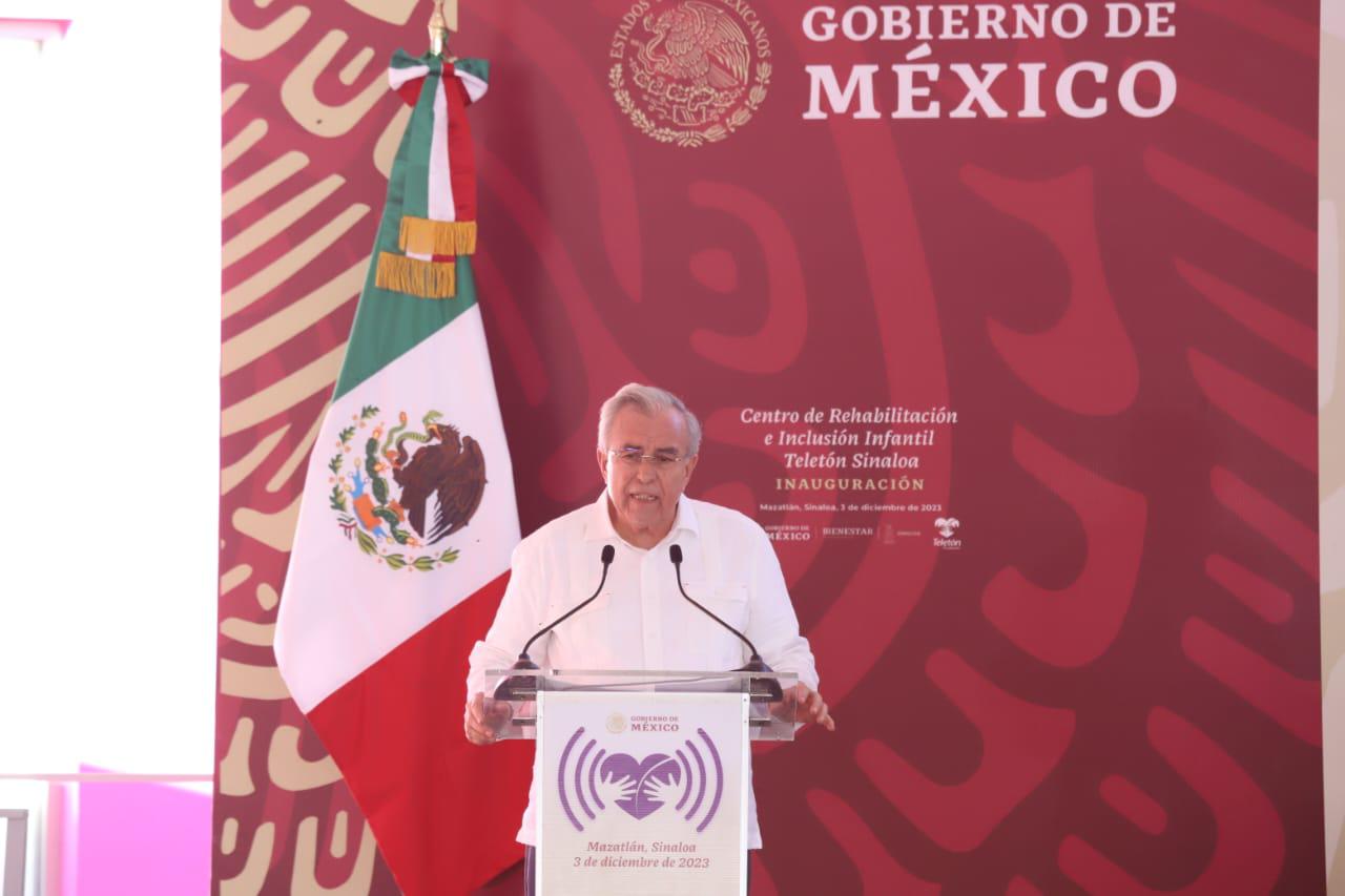 $!Inaugura AMLO en Mazatlán las instalaciones del CRIT Teletón Sinaloa