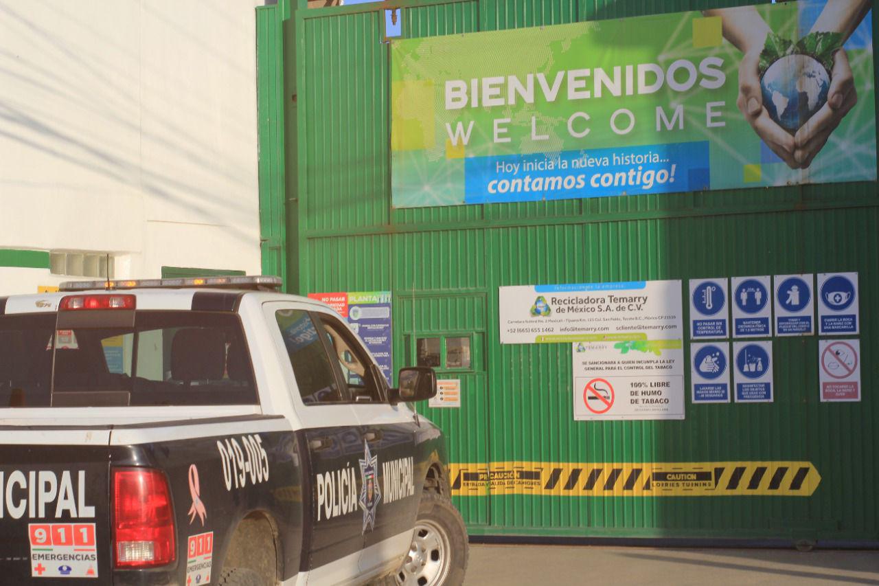 $!La planta de Temarry en Tecate, Baja California, fue clausurada durante dos meses en 2022 a raiz de la liberación de olores químicos en la zona.