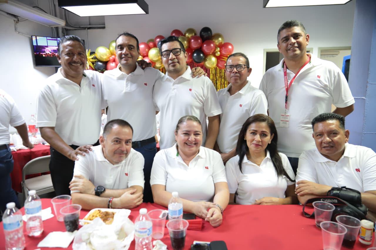 $!Juvencio Villanueva, Rafael Moreno, Franko Yoshua Pineda, Óscar Méndez, Iván Zúñiga, Jesús Herrera, Marisela González, Leticia López y Adán Valdovines.