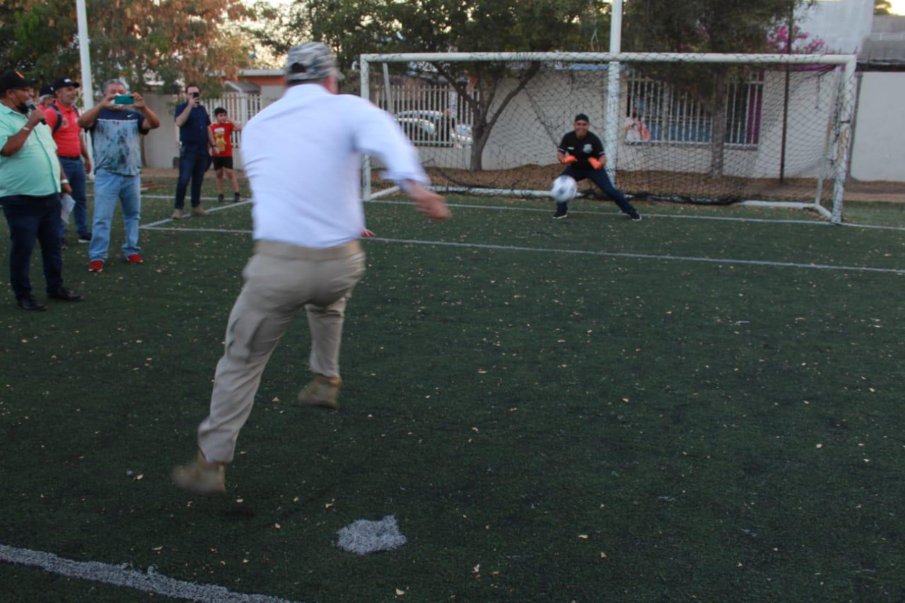 $!Inauguran Liga Intercolonial de Futbol 7, en Culiacán