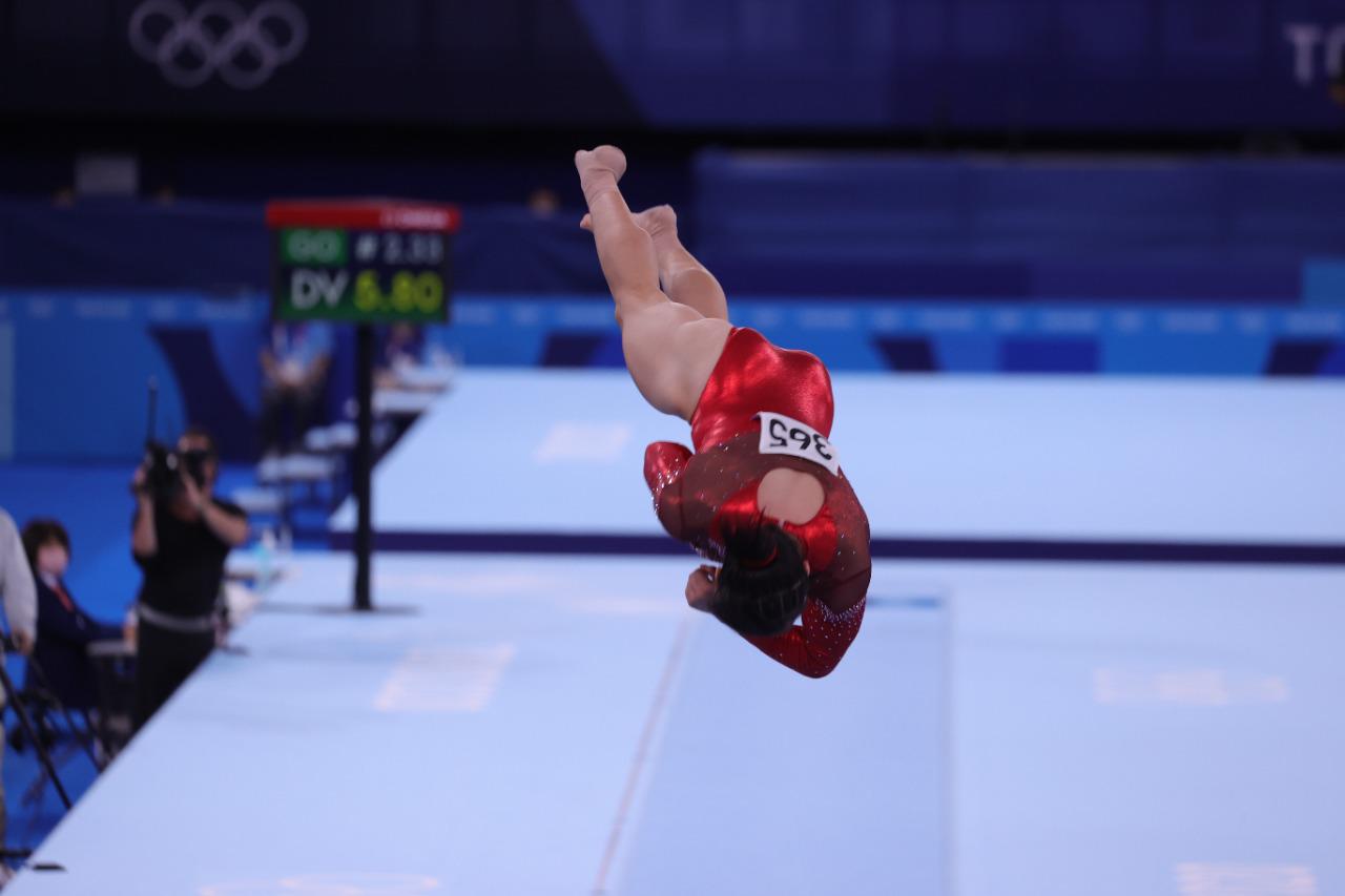$!Histórico cuarto lugar de Alexa Moreno en la gimnasia de Tokio 2020