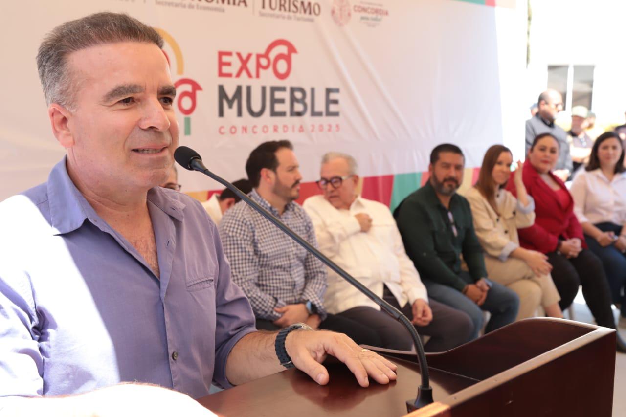 $!Concordia fortalece lazos comerciales en la cuarta Expo Mueblera 2025 con apoyo del Gobierno de Sinaloa