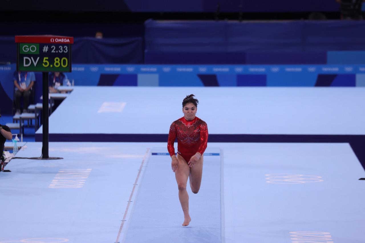 $!Histórico cuarto lugar de Alexa Moreno en la gimnasia de Tokio 2020