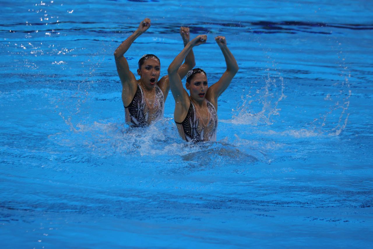 $!Pareja mexicana de nado sincronizado queda fuera de las medallas en Tokio 2020